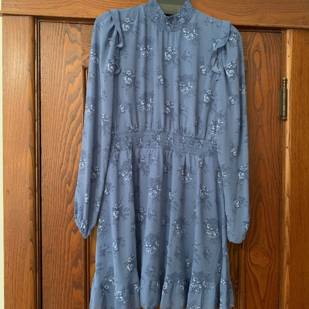 Women's Long-Sleeved Floral Dress
